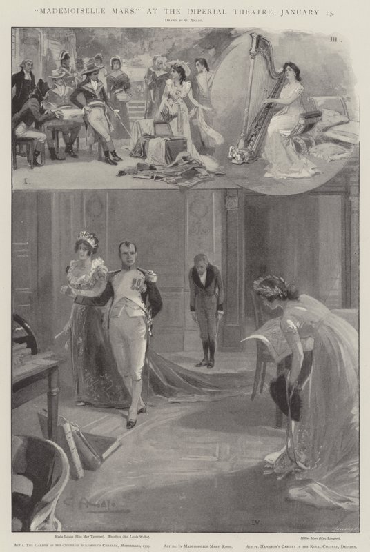 Mademoiselle Mars, på Imperial Theatre, 25. januar av G.S. Amato