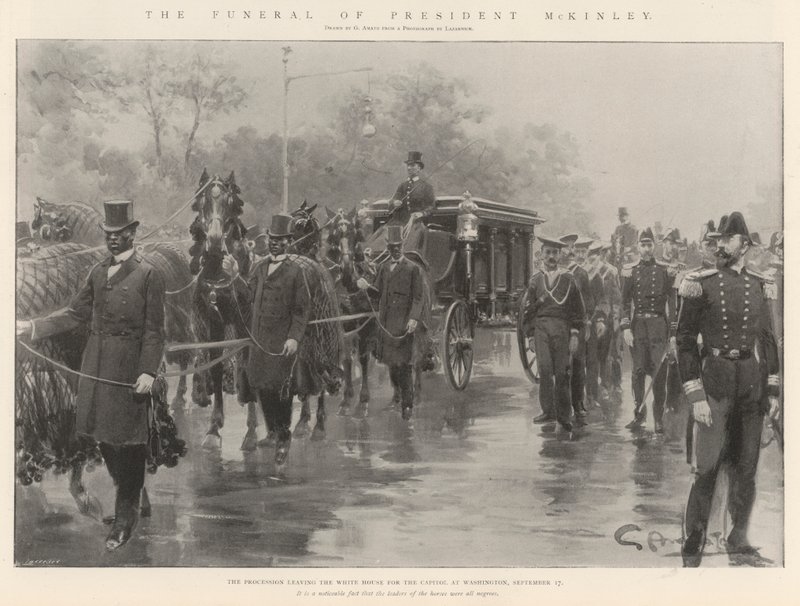 Begravelsen til president McKinley av G.S. Amato