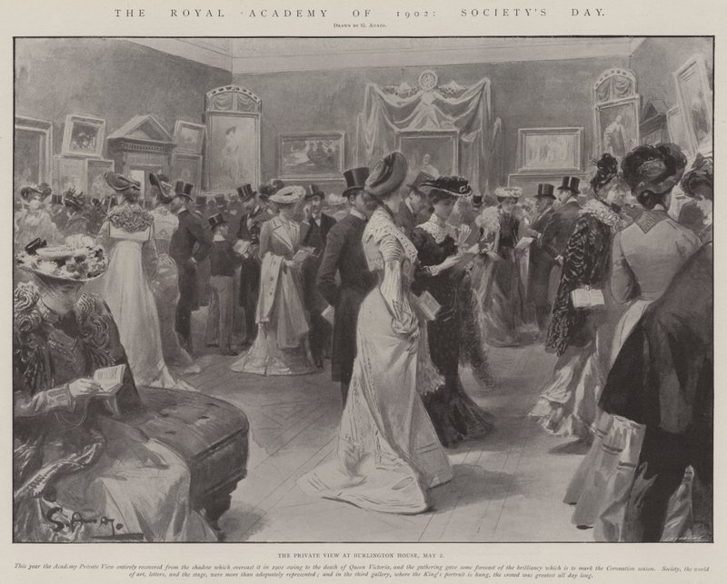 The Royal Academy of 1902, Society's Day av G.S. Amato