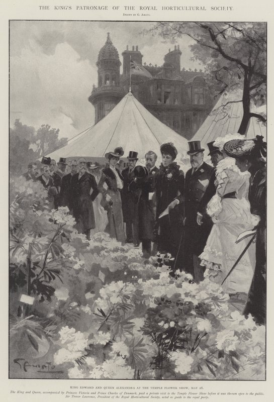 Kongens beskyttelse av Royal Horticultural Society av G.S. Amato