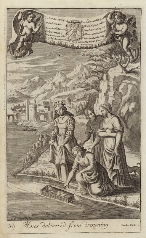 Moses befridd fra drukning av G Freman