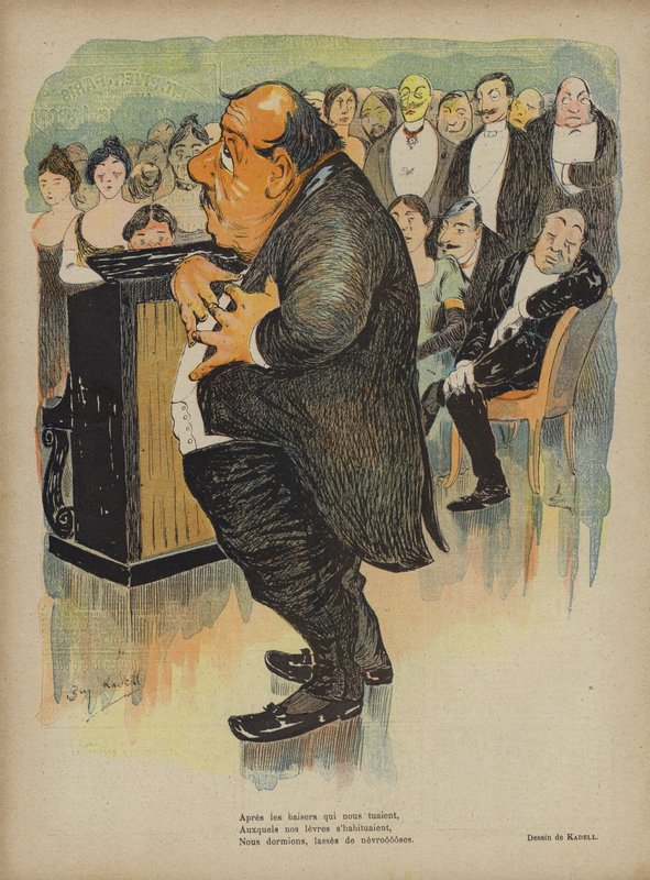 Illustrasjon for Le Rire av G. Kadell