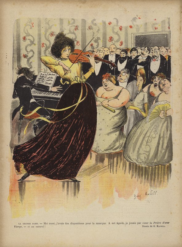 Illustrasjon for Le Rire av G. Kadell