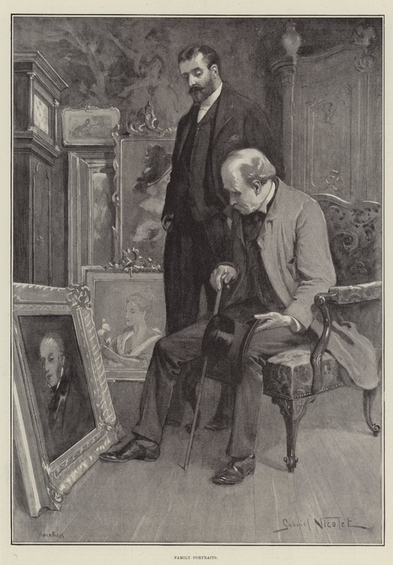 Familieportretter av Gabriel Nicolet