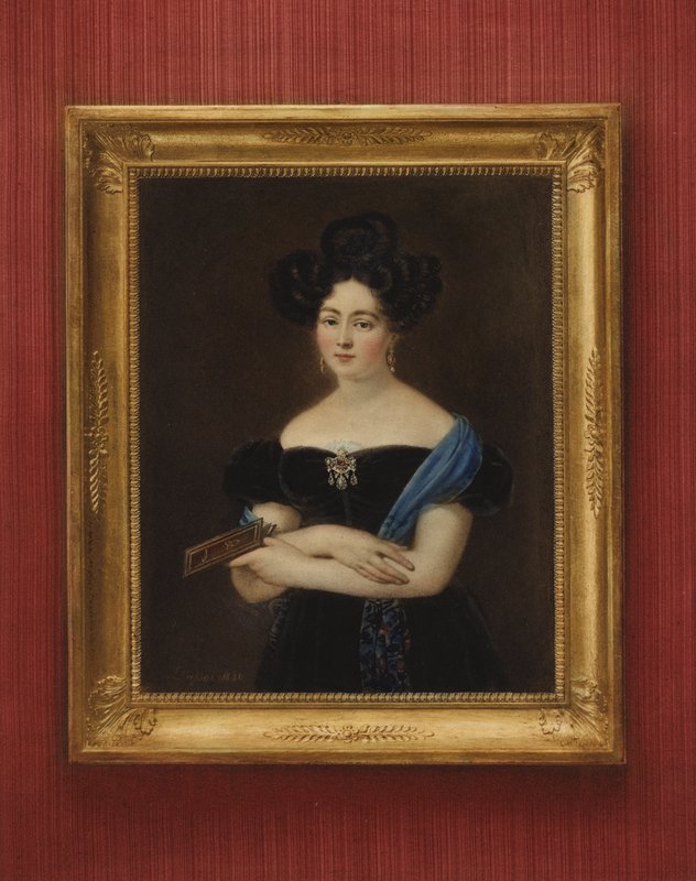 Portrett av en ukjent dame av Gabriel Aristide Passot