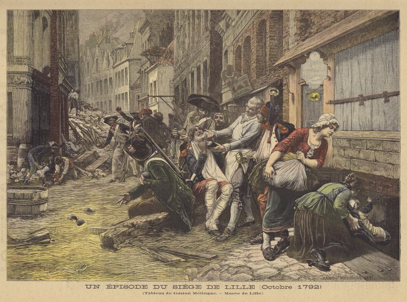 En episode fra beleiringen av Lille (oktober 1792) av Gaston Melingue