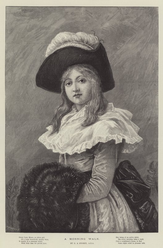 En morgentur av George Adolphus Storey