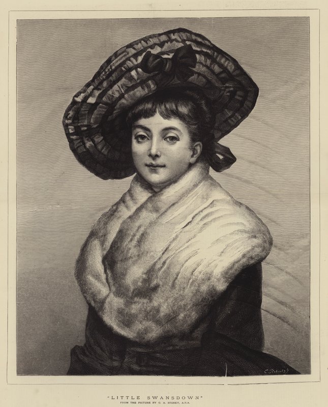 Lille Swansdown av George Adolphus Storey