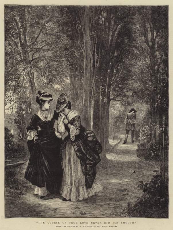 The Course of True Love gikk aldri jevnt av George Adolphus Storey
