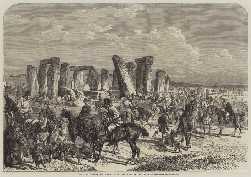 Wiltshire Champion Coursing Meeting på Stonehenge av George Bouverie Goddard
