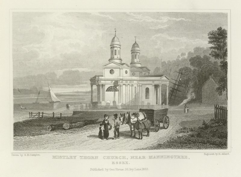 Mistley Thorn Church, nær Manningtree, Essex av George Bryant Campion