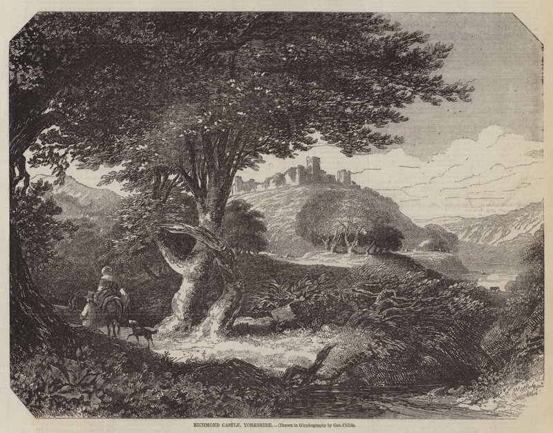 Richmond Castle, Yorkshire av George Childs