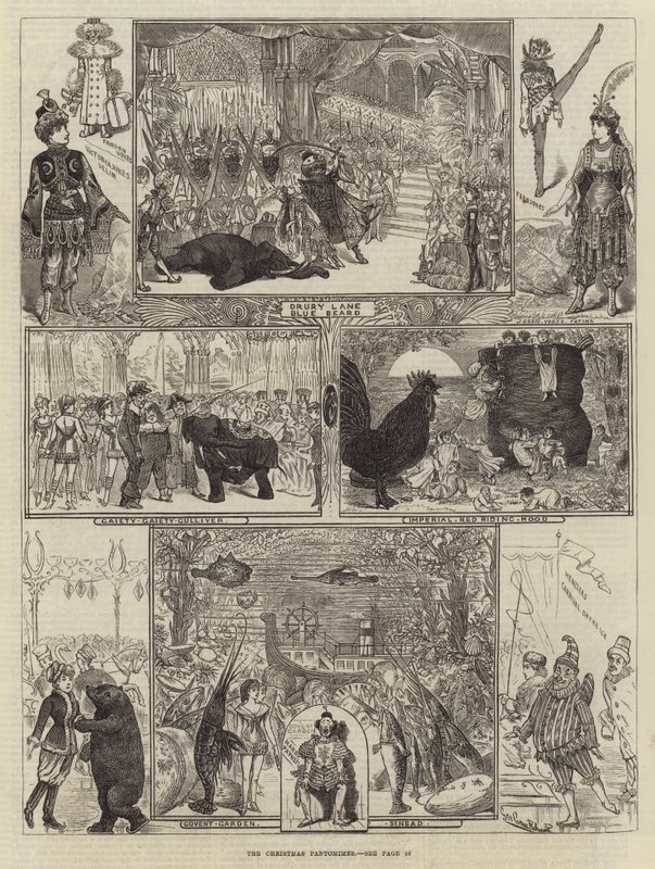 Julepantomimene av George Cruikshank
