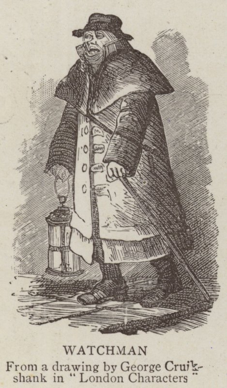 Vaktmann av George Cruikshank