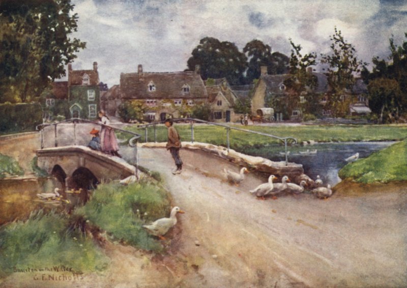 Bourton on the Water av George Franck Nicholls