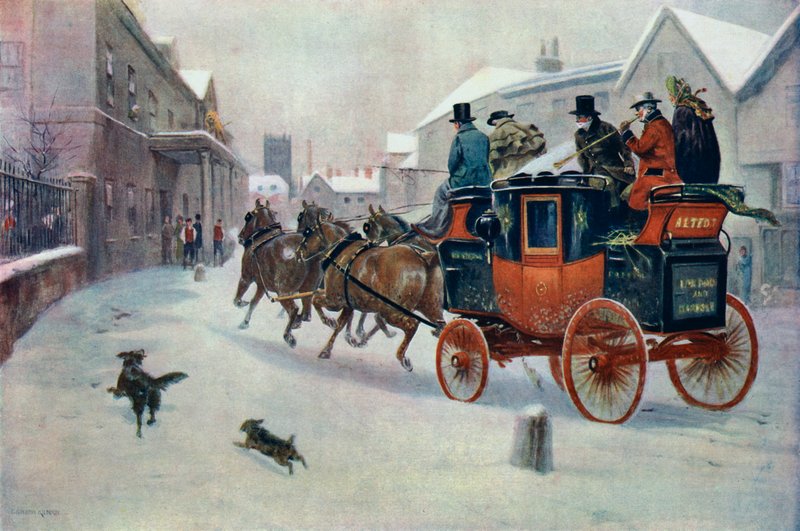 Opp til tid hos løven av George Goodwin Kilburne