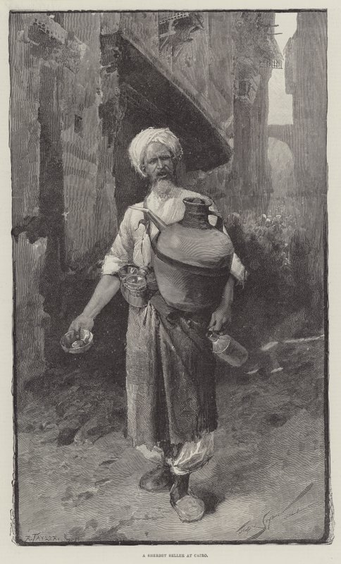 En Sherbet-selger i Kairo av George L. Seymour