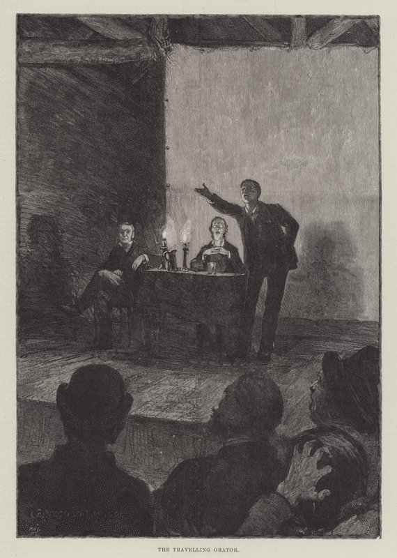 Den reisende taleren av George Percy Jacomb Hood