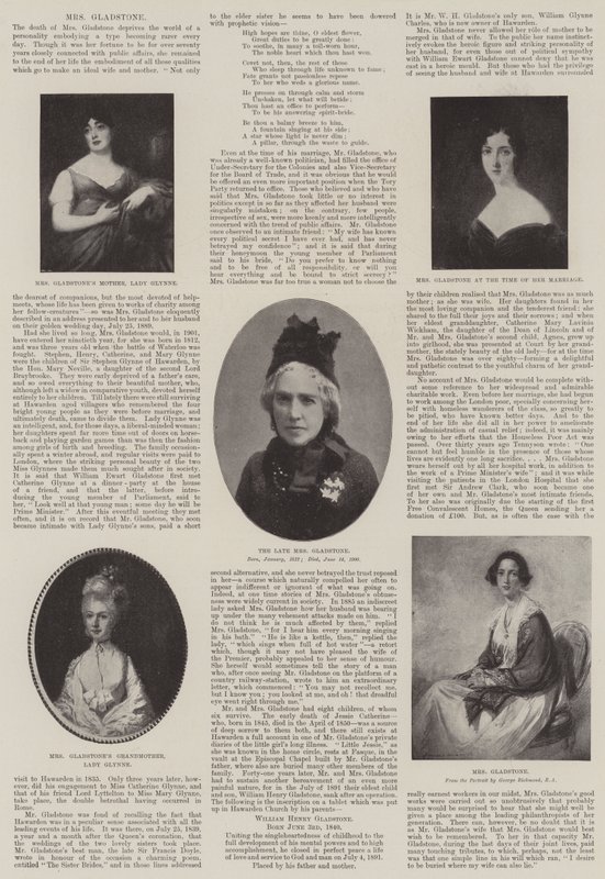 Fru Gladstone av George Richmond
