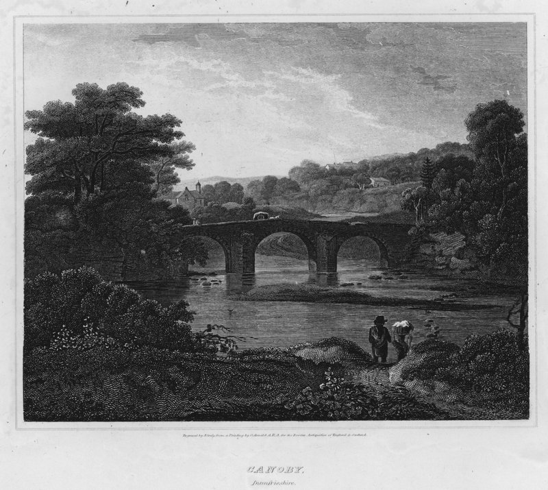 Canonbie, Dumfriesshire (gravering) av George (after) Arnald