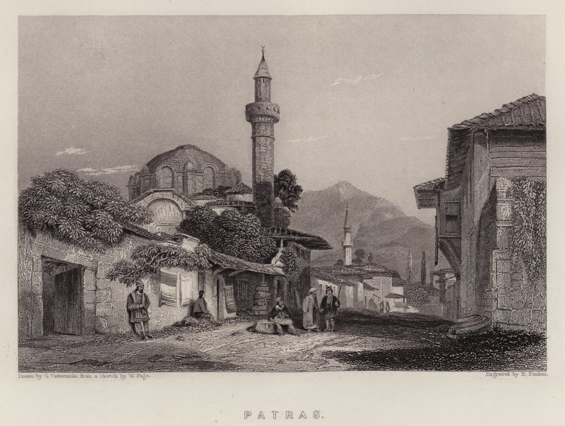 Patras (farge litho) av George (after) Cattermole