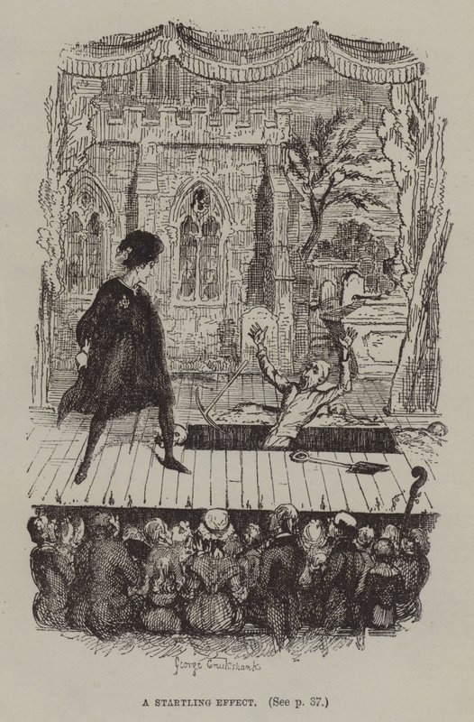 En oppsiktsvekkende effekt (gravering) av George (after) Cruikshank