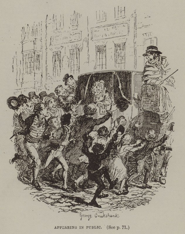 Vises offentlig (gravering) av George (after) Cruikshank
