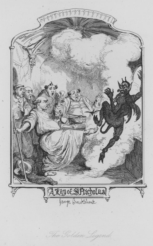 The Golden Legend (gravering) av George (after) Cruikshank