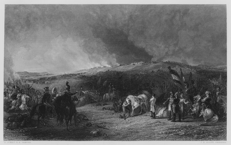 Slaget ved Borodino, fra bildet i Vernon Gallery (gravering) av George (after) Jones