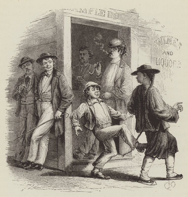 Angriper kinesere i San Francisco av George Augustus Sala