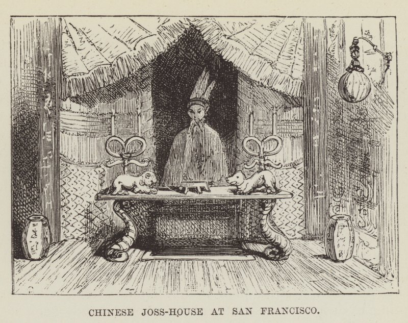 Chinese Joss-House i San Francisco av George Augustus Sala