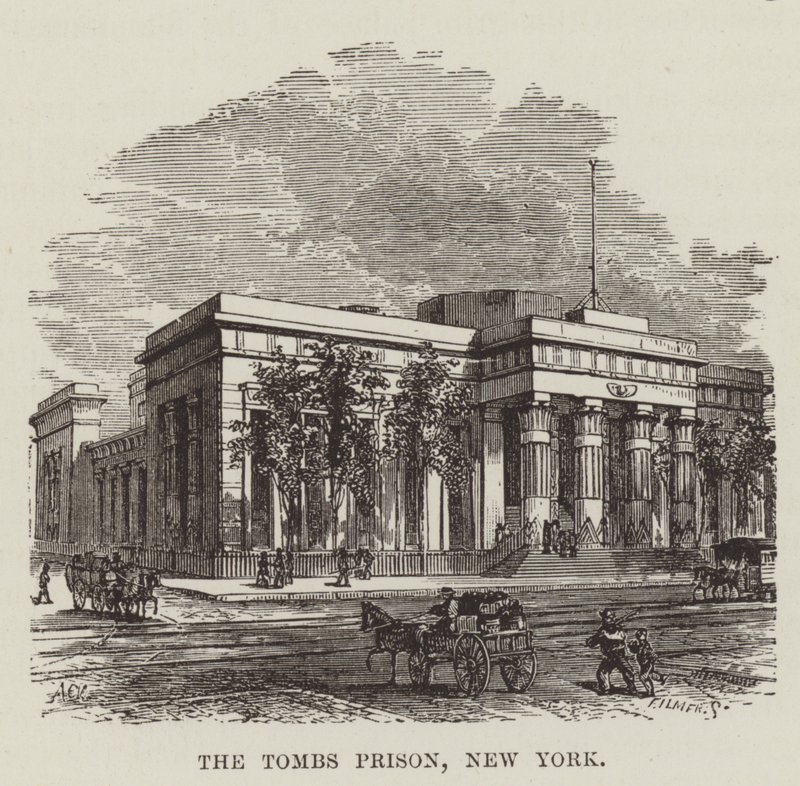 The Tombs Prison, New York av George Augustus Sala
