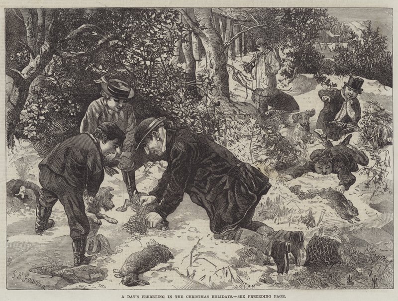 En dags frering i juleferien av George Bouverie Goddard