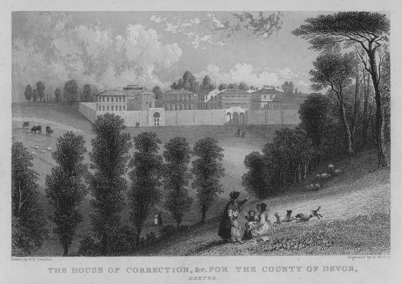 The House of Correction, etc for County of Devon, Exeter (gravering) av George Bryant Campion