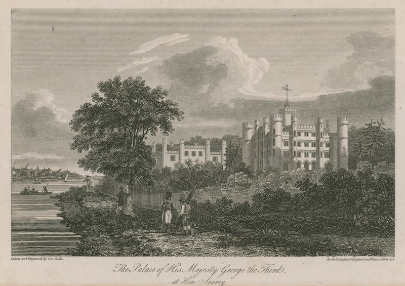 Palasset til Hans Majestet Kong George III i Kew, Surrey av George Cooke
