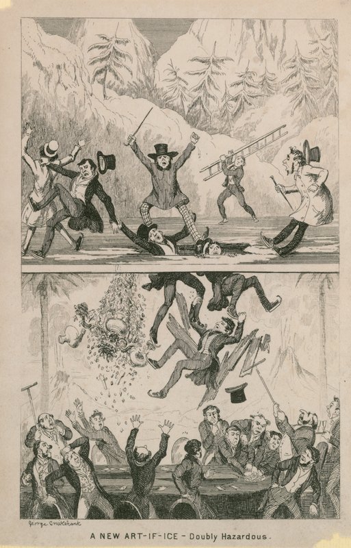 En ny kunst-om-is - dobbelt farlig av George Cruikshank
