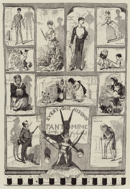 Hver sin egen pantomime av George Cruikshank