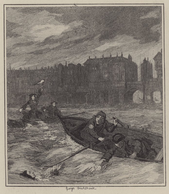 Illustrasjon for Jack Sheppard av George Cruikshank