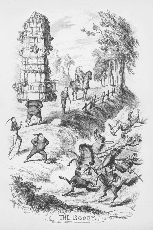 Illustrasjon for The Pentamerone av George Cruikshank (gravering) av George Cruikshank