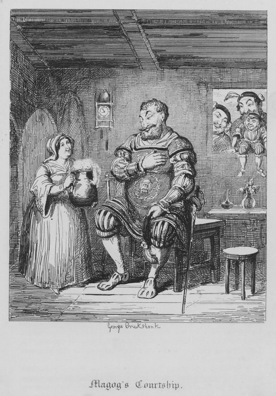 Magogs frieri (gravering) av George Cruikshank