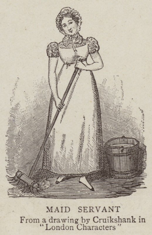 Tjenestepike av George Cruikshank