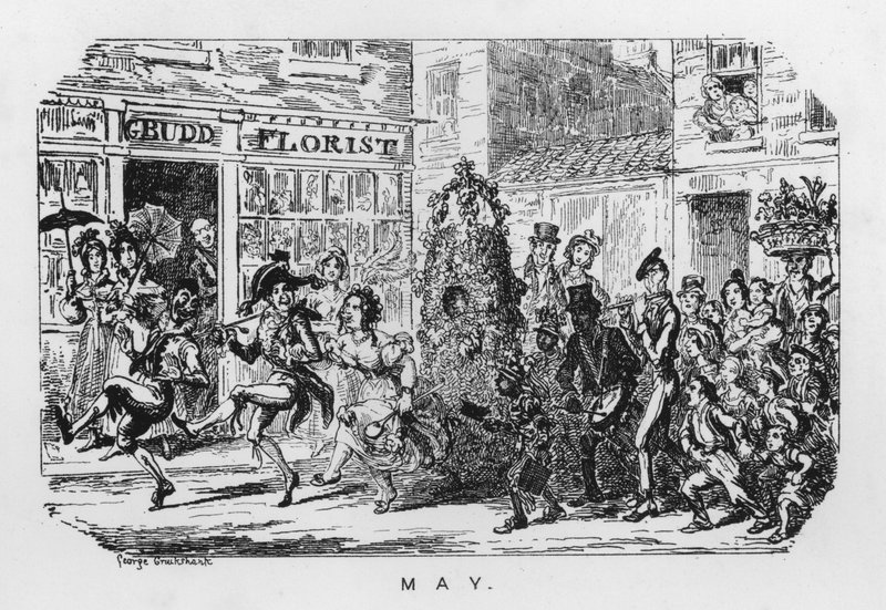 1. mai (gravering) av George Cruikshank
