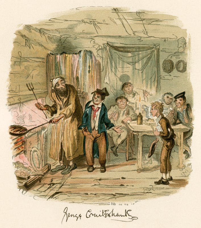 Oliver Twist av George Cruikshank