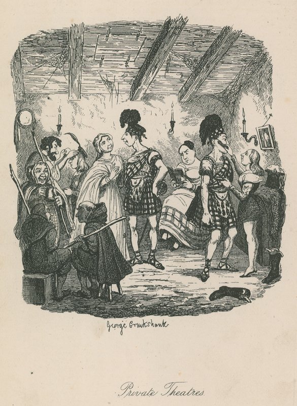 Private teatre av George Cruikshank
