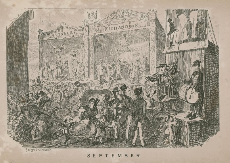 septembermesse av George Cruikshank