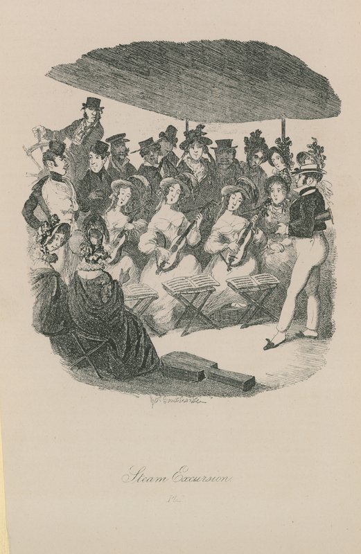 Steam ekskursjon av George Cruikshank