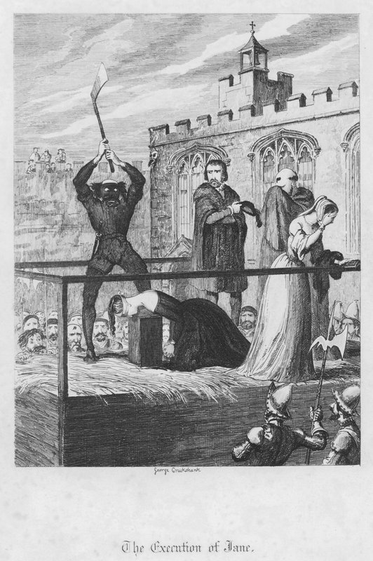 Henrettelsen av Jane av George Cruikshank