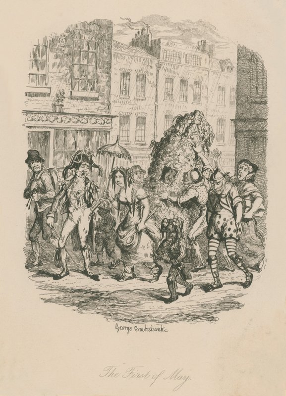 Første mai av George Cruikshank