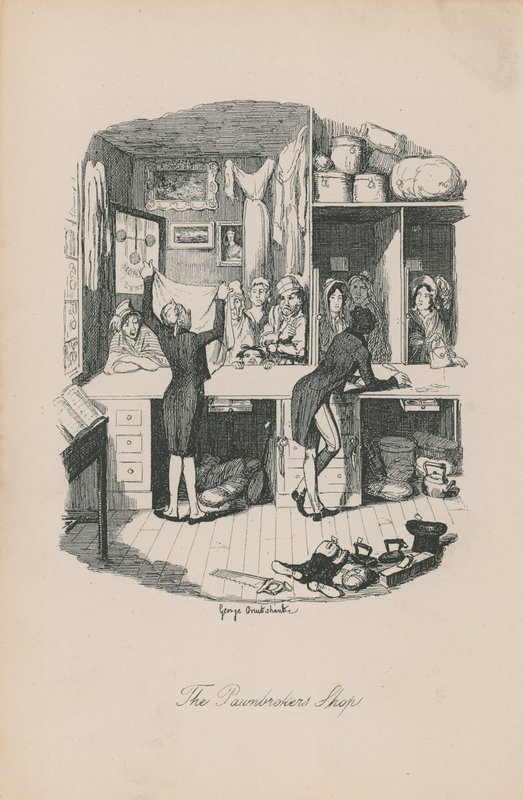 Pantelånerbutikken av George Cruikshank