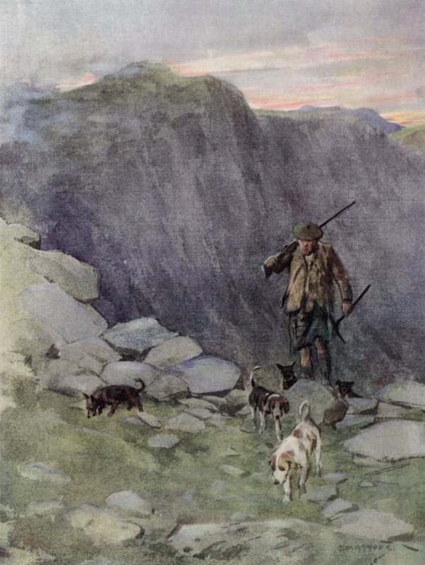 The Highland fox-hunter (colour litho)   1407793   no       norwegian Successfully Translated  Original: Elijah fed by Ravens, I Kings, Chapter XVII, Verse 6 (engraving) Translat: Elijah fed by Ravens, I Kings, Chapter XVII, Verse 6 (engraving) 1326646 no  av George Denholm Armour